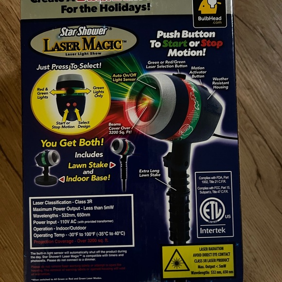 NEW Star shower laser magic - Picture 2 of 3